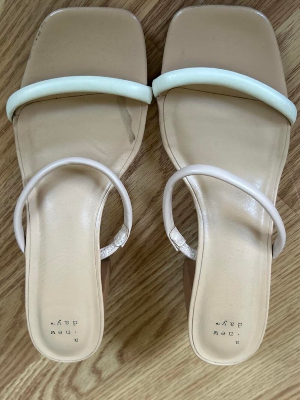 A New Day Block Heel | US W 9 - Pink/Cream